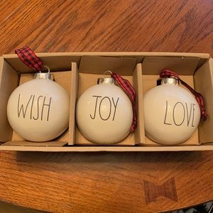 Rae Dunn Christmas Ornaments
